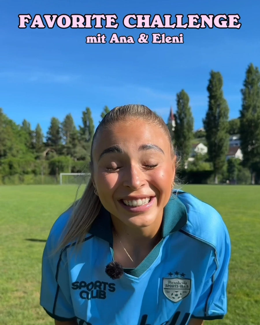 Favorites Challenge mit @anamxrkovic & @elenirittmann ✨ hättest du’s die Sachen gewusst? 👀 

#barebells #barebellsswitzerland #fußball #footballsummer